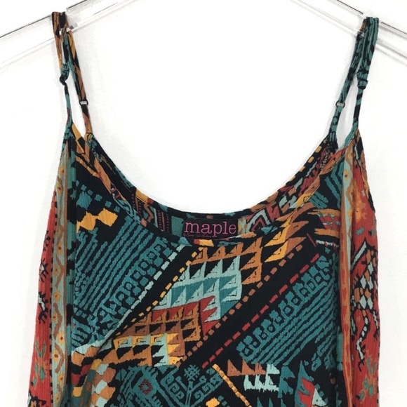 Anthropologie Tops - Anthropologie Maple Womens Aztec Boho Tank Top